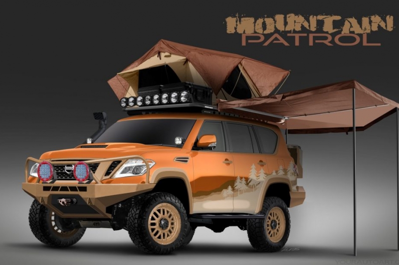 Nissan Armada Mountain Patrol project vehicle build underw