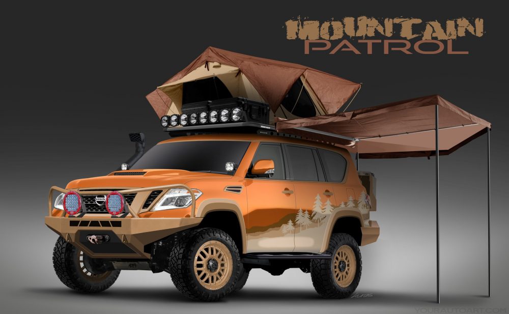 Nissan Armada Mountain Patrol project vehicle build underw