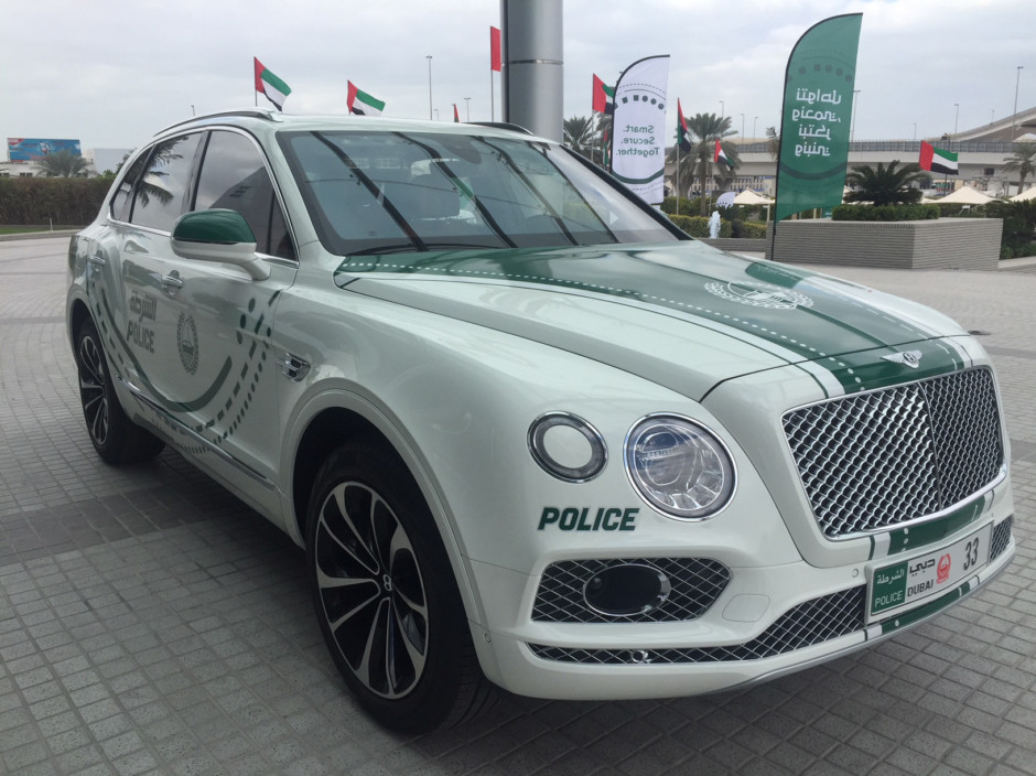 Bentley, New dubai Police car.PHOTO: Ali Al Shouk/Gulf News