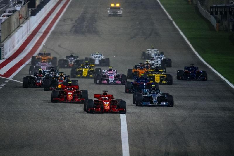 ferrari start bahrein partida