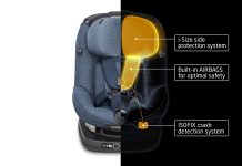Revelada a primeira cadeirinha de bebé com airbags