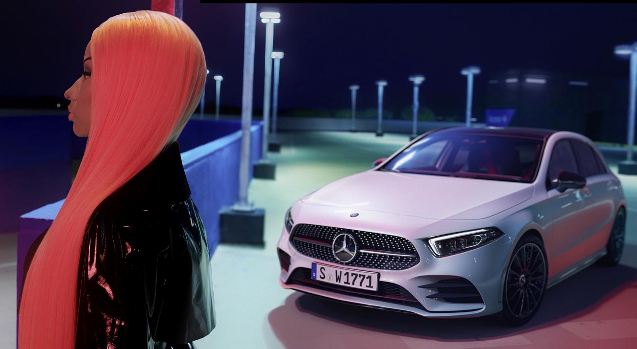 Die A-Klasse Kampagne: 360 Grad, zwei Phasen und ein Weltstar: Nicki Minaj – „Die neue A-Klasse. So wie Du.“