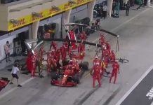 GP Bahrein F1: Acidente feio na boxe da Ferrari