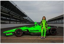 Danica Patrick, única mulher vencedora na Indycar, faz hoje a sua última corrida