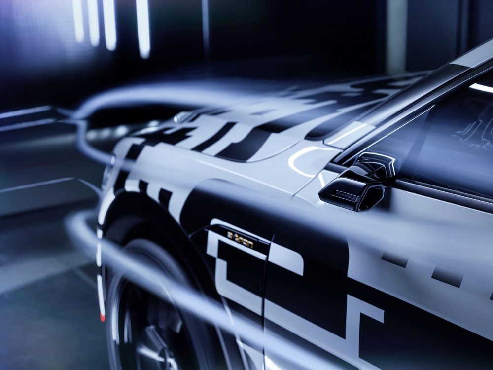 Streamline: Audi e-tron prototype  with decisive aerodynamics