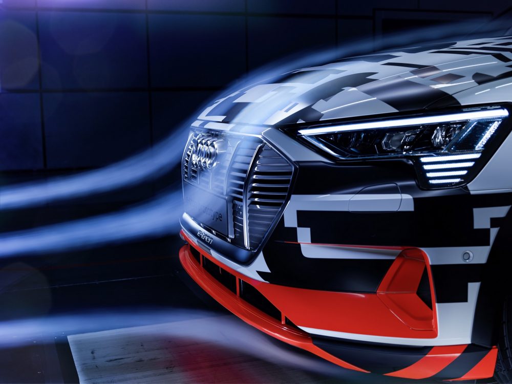 Streamline: Audi e-tron prototype  with decisive aerodynamics