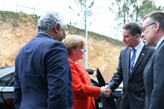 Inauguração Centro Tecnologia & Desenvolvimento Bosch_António Costa, Angela Merkel & Carlos Ribas (1)