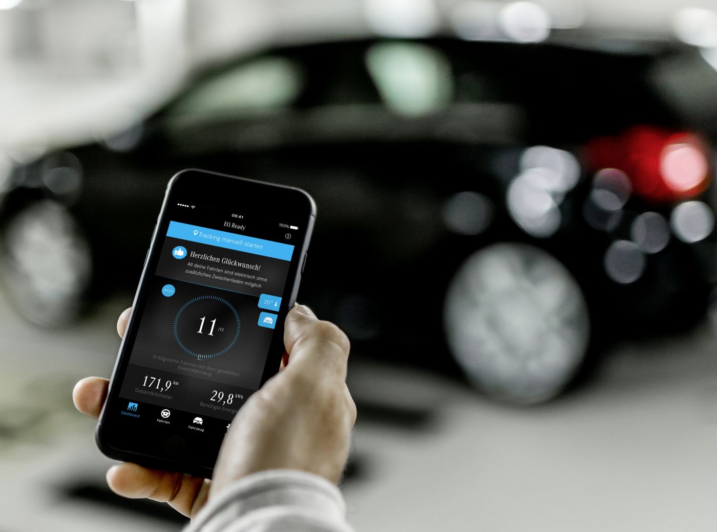 Neue EQ Ready App: Elektromobilität virtuell im Alltag ausprobieren