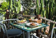 Doca de Santo: comer num jardim à beira do Tejo