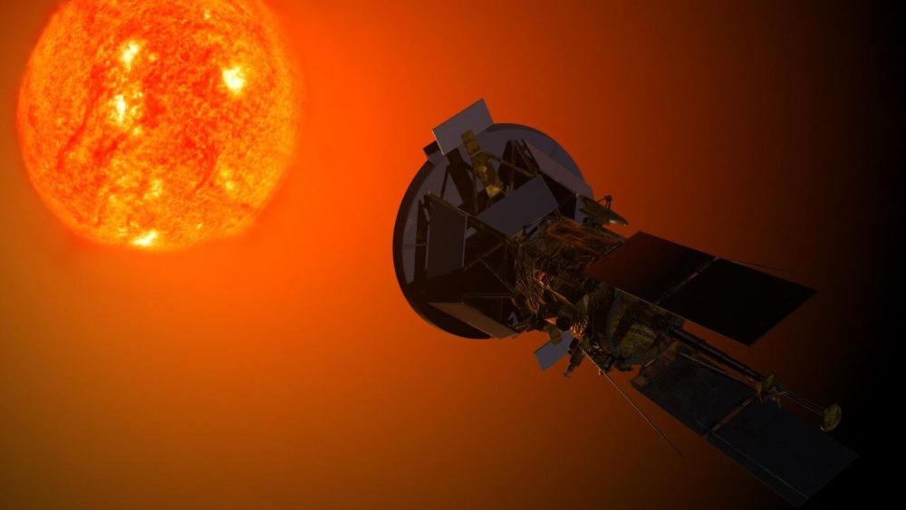 Solar_Probe_Plus_observing_the_Sun