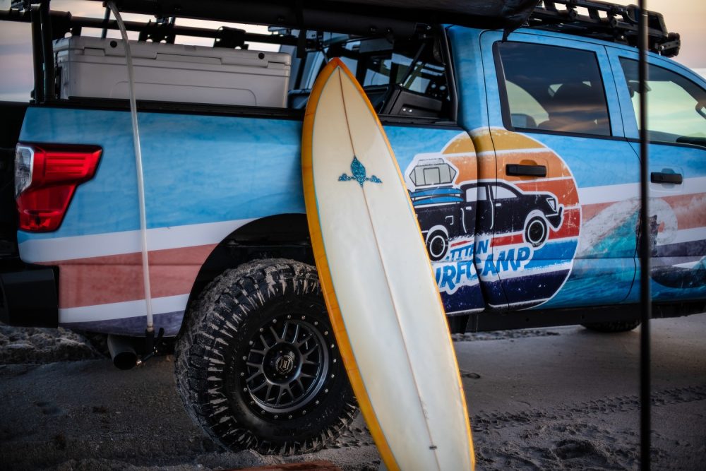 Nissan TITAN XD flexes its beach body as TITAN Surfcamp