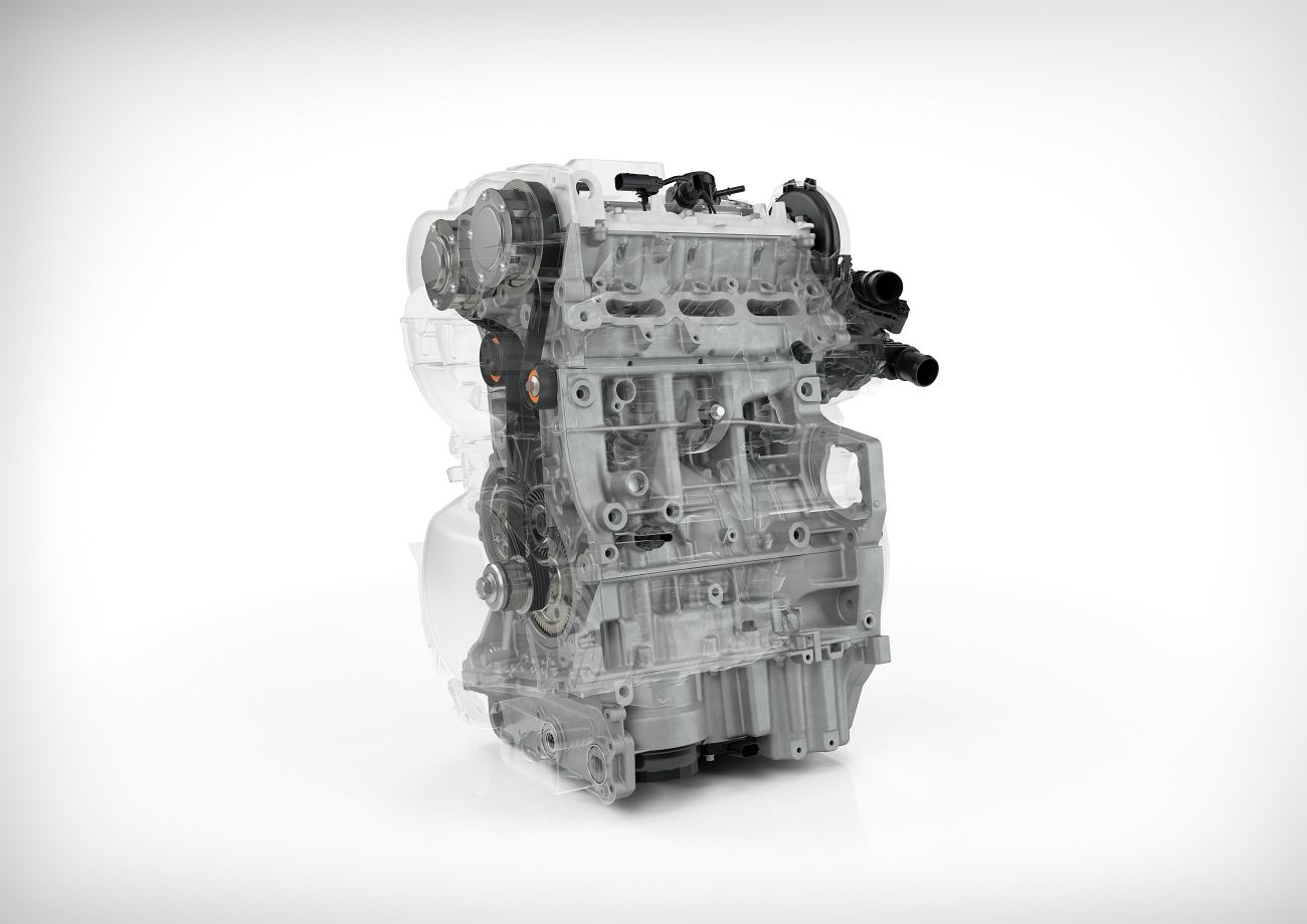 Drive-E 3 cylinder Petrol – optimised structure