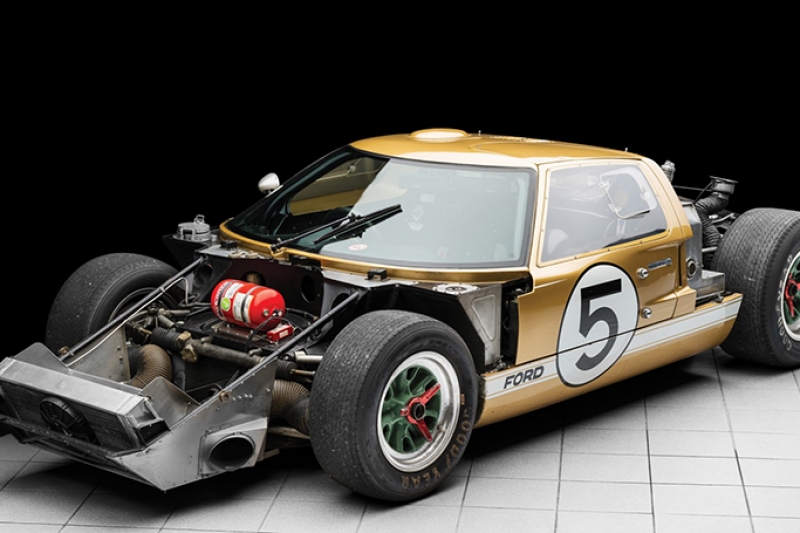 Ford 40 GT Mk II que foi ao pódio das 24H de Le Mans em leilão