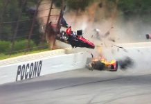 IndyCar: Robert Wickens sofre lesões graves após acidente