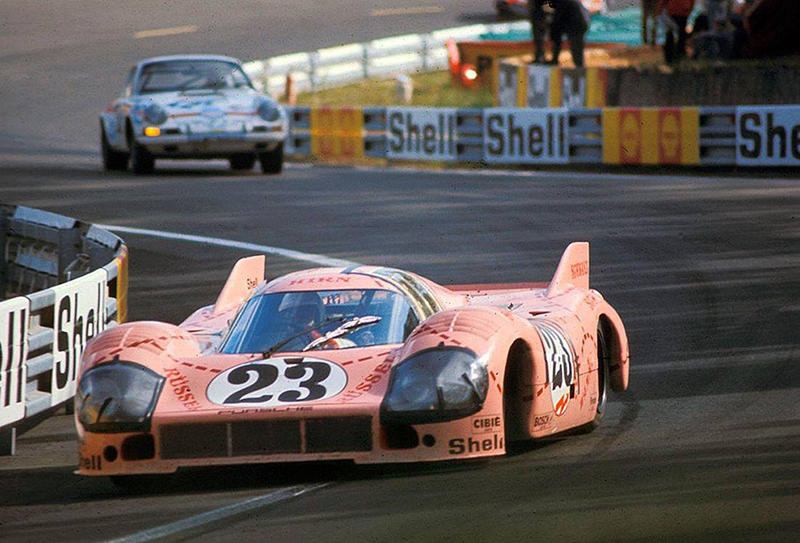 porsche 917 pink pig le mans 1971