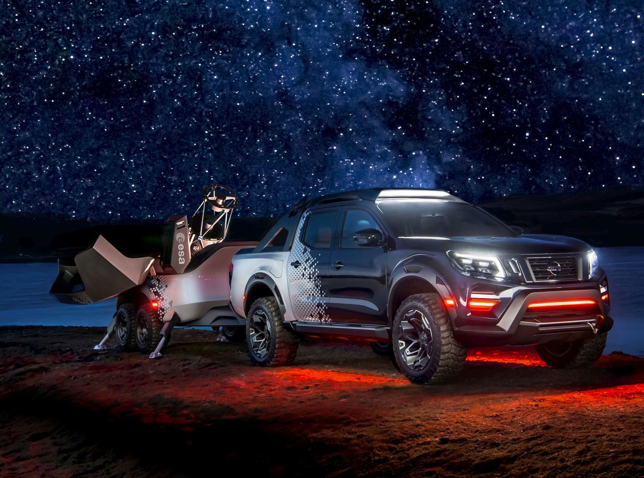 Nissan unveils mobile space observatory: the Nissan Navara Dark Sky Concept