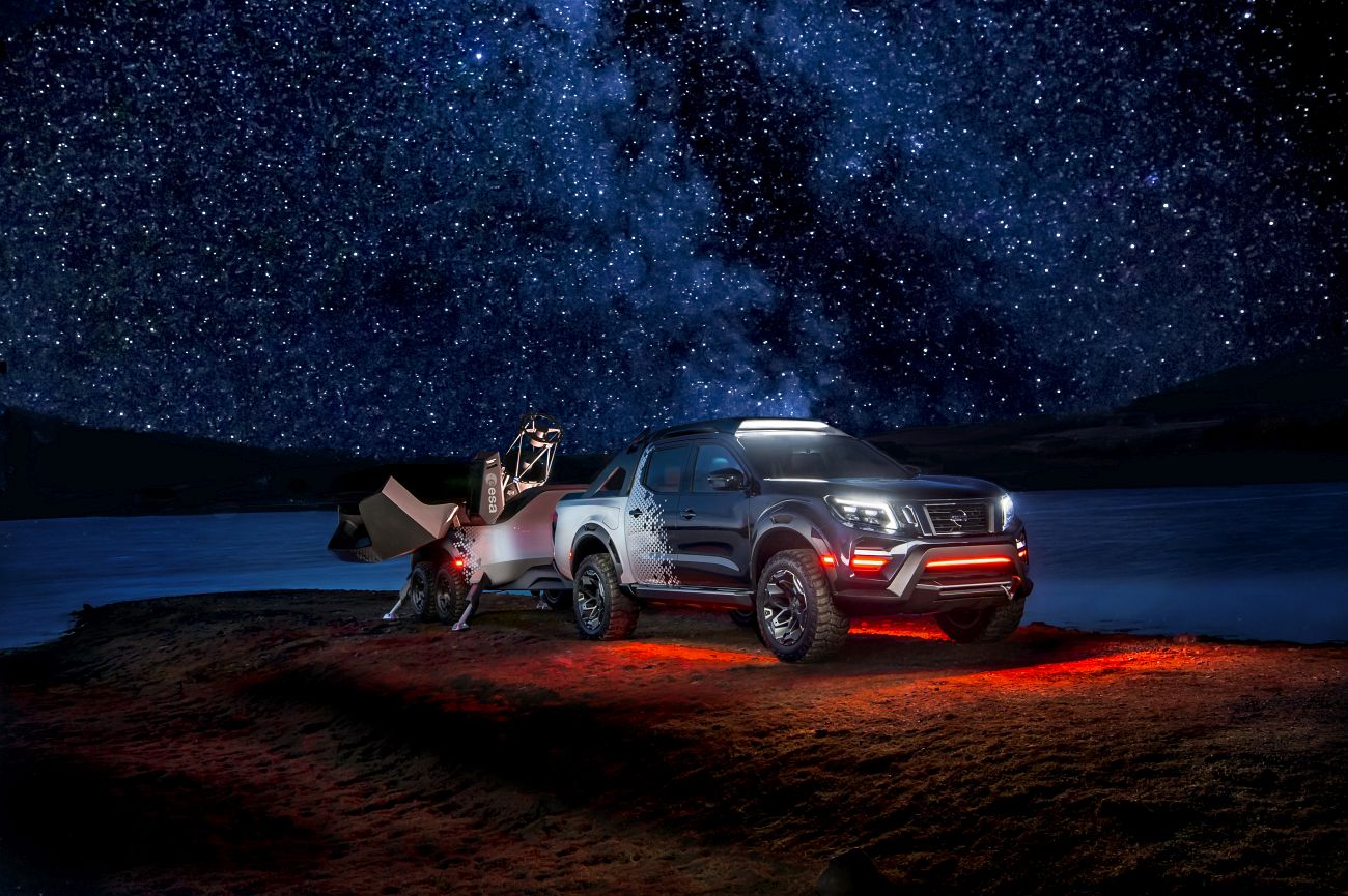 Nissan unveils mobile space observatory: the Nissan Navara Dark Sky Concept