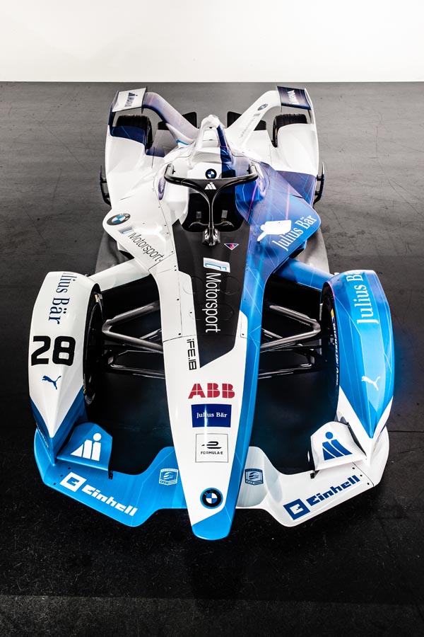 The new BMW iFE.18 for the ABB FIA Formula E Championship (09/18).