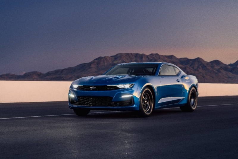 The eCOPO Camaro Concept offers an electrified vision of drag ra