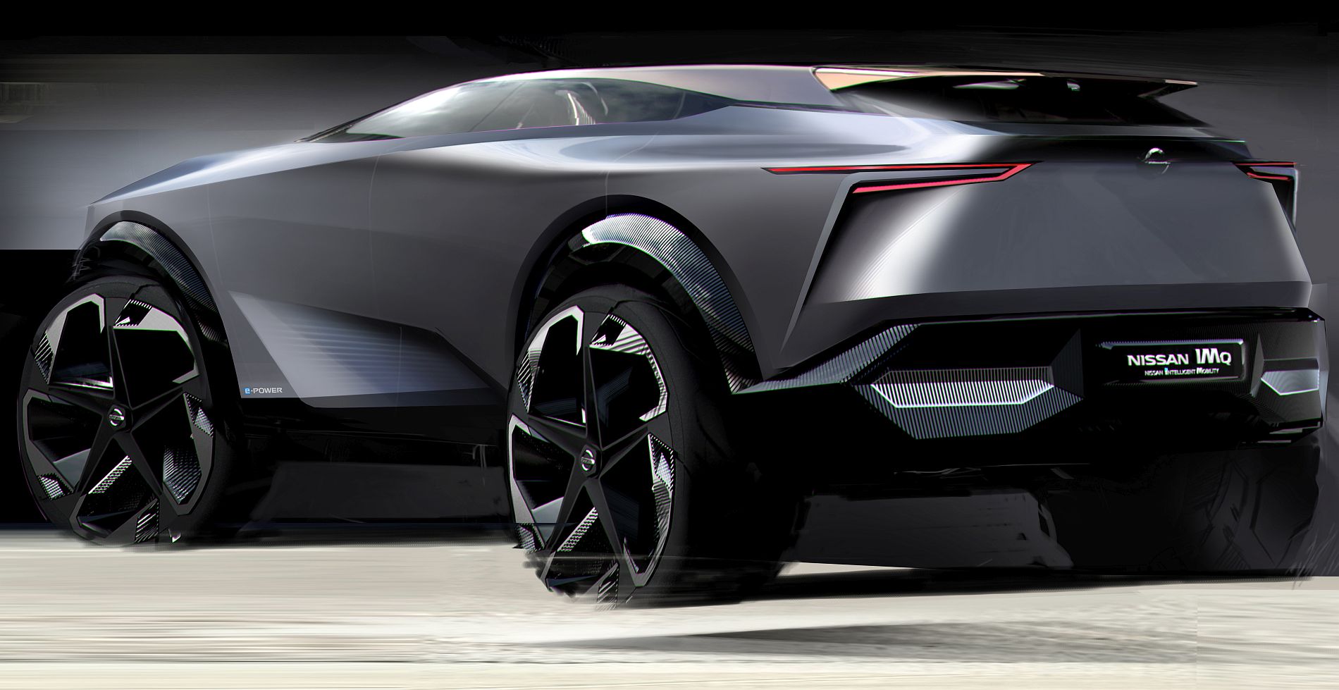 Nissan IMQ -TEASER Concept car sketch-source
