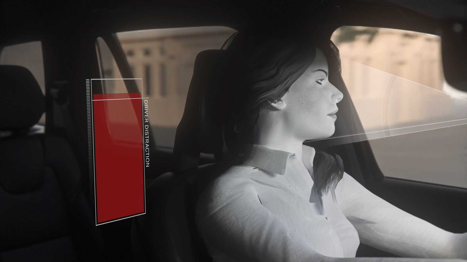 In-car cameras and intervention against intoxication, distraction: Animation