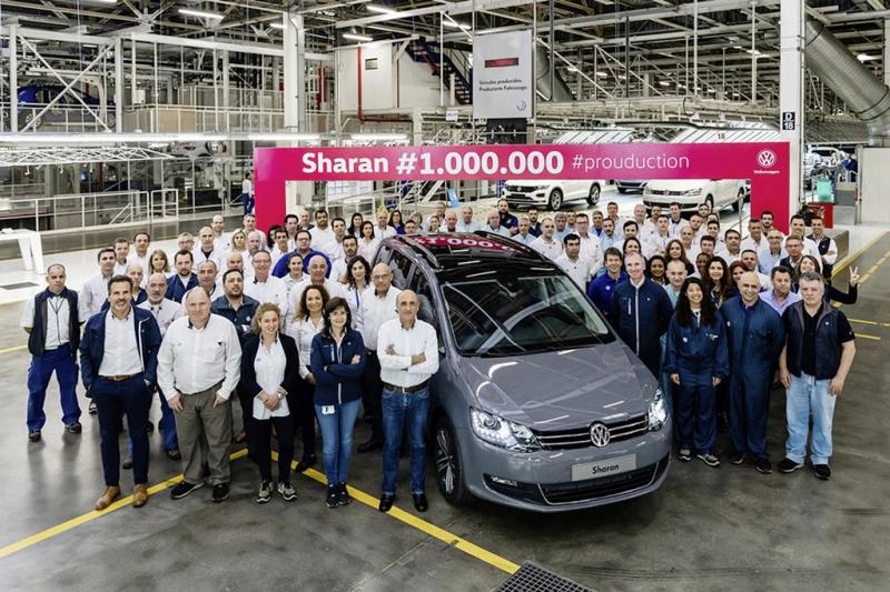 One million Sharan – Volkswagen Autoeuropa in Portugal celebra
