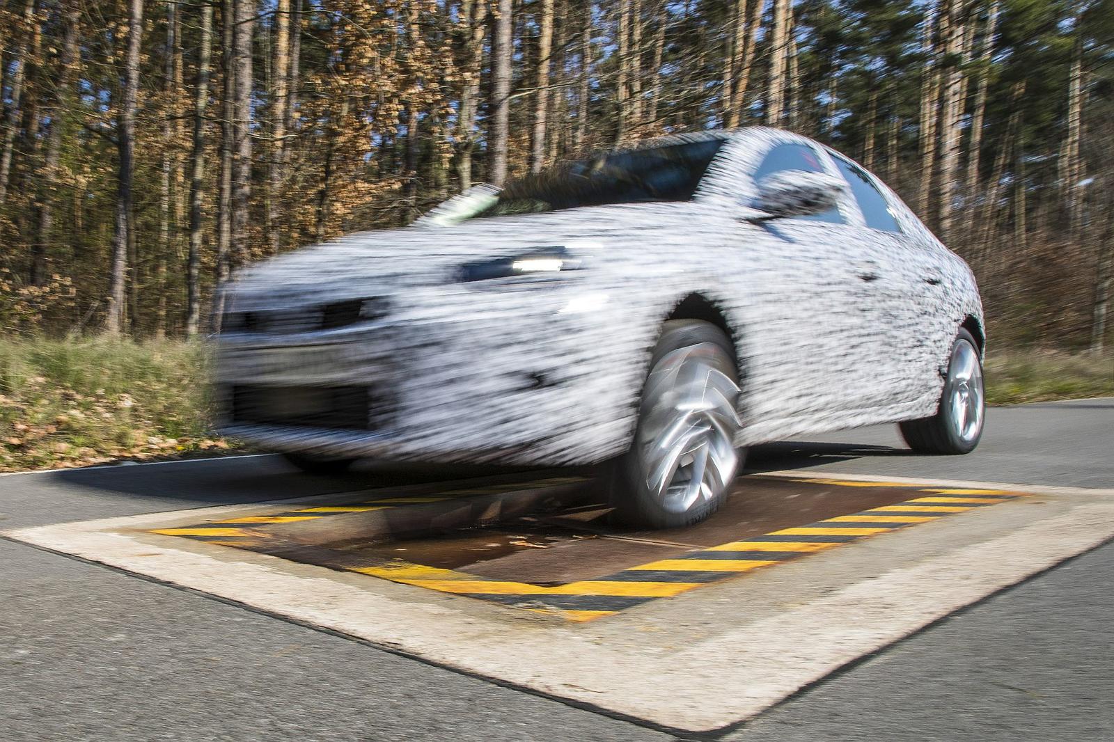 New Corsa test drives at Test Center Rodgau-Dudehofen, April 2019