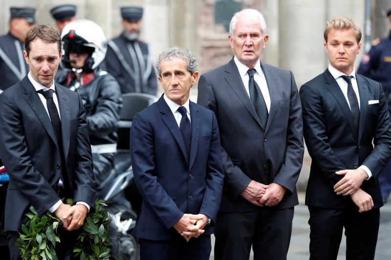 Niki Lauda’s funeral ceremony at St Stephen’s cathedral in Vienna