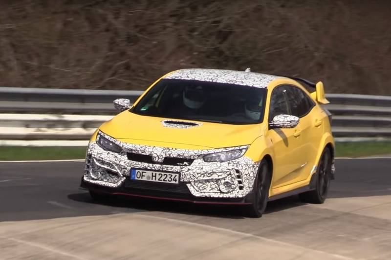 honda civic type r spy 2020