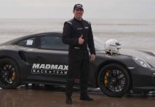 Porsche 911 de 1200cv bate recorde de velocidade em areia
