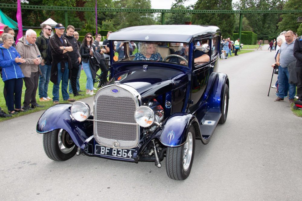Best Hot Rod winners Dave and Carole Sharp in their Ford Model A
