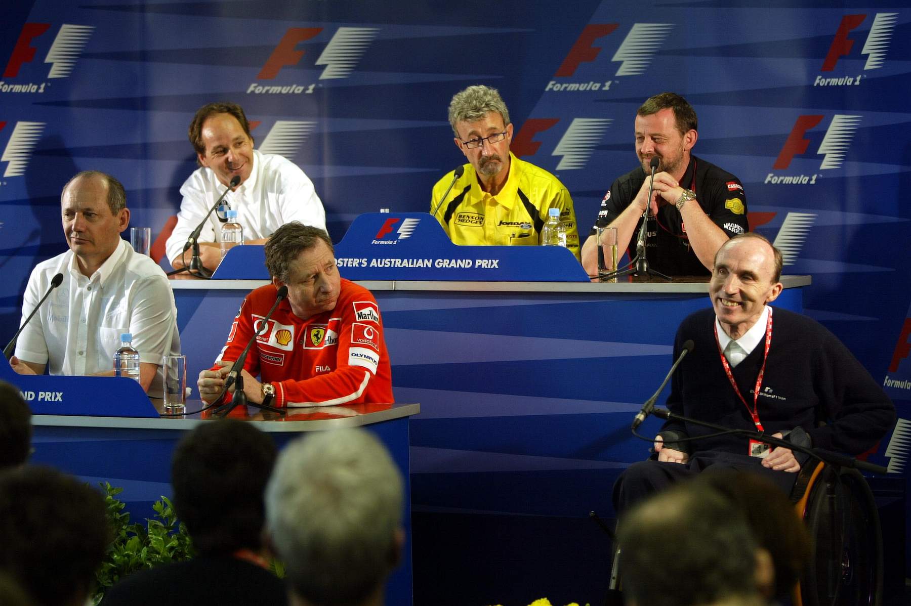 MEL, Formel1, FIA Pressekonferenz…..