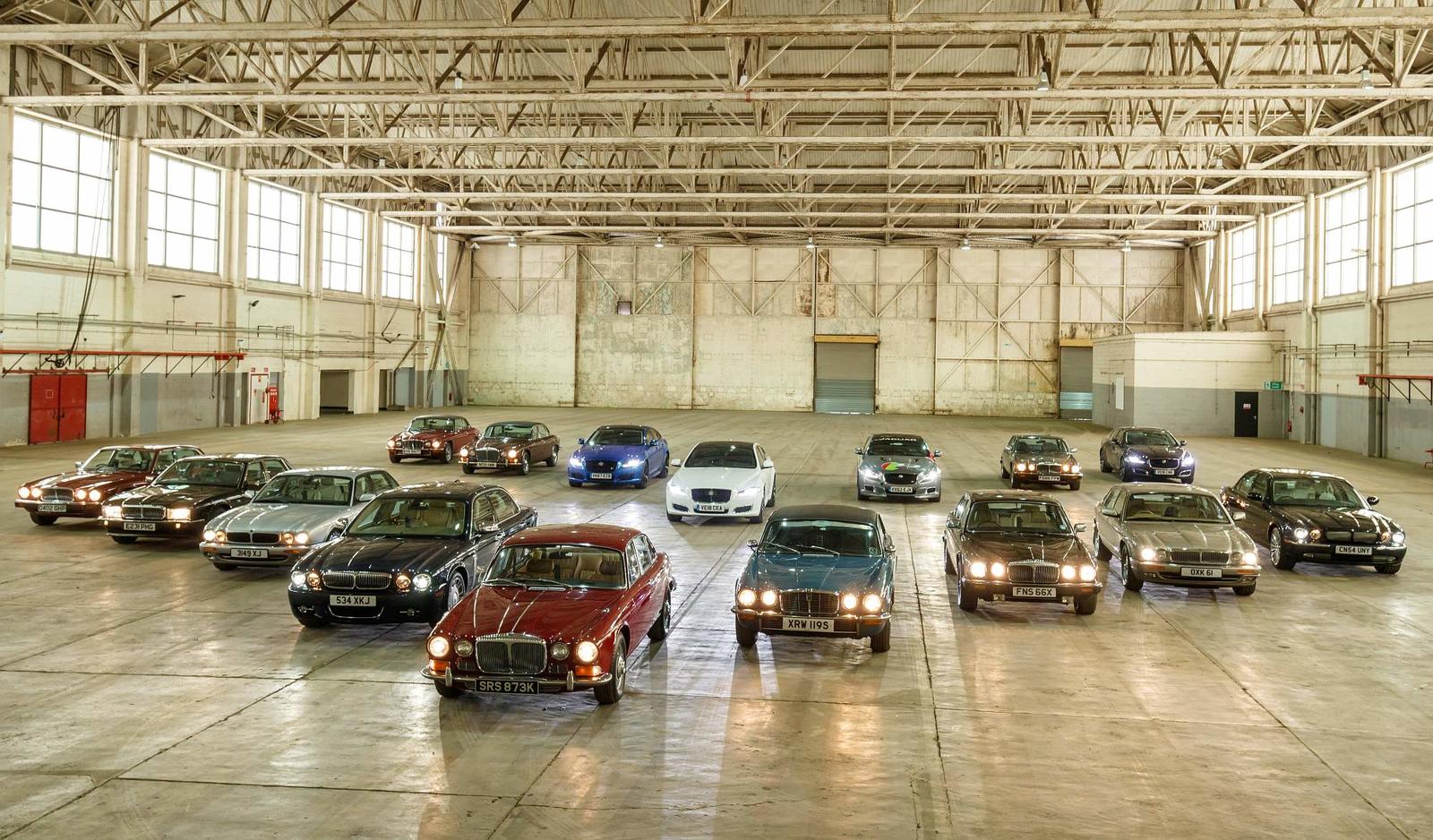 Jaguar XJ 50 Years Line Up 2