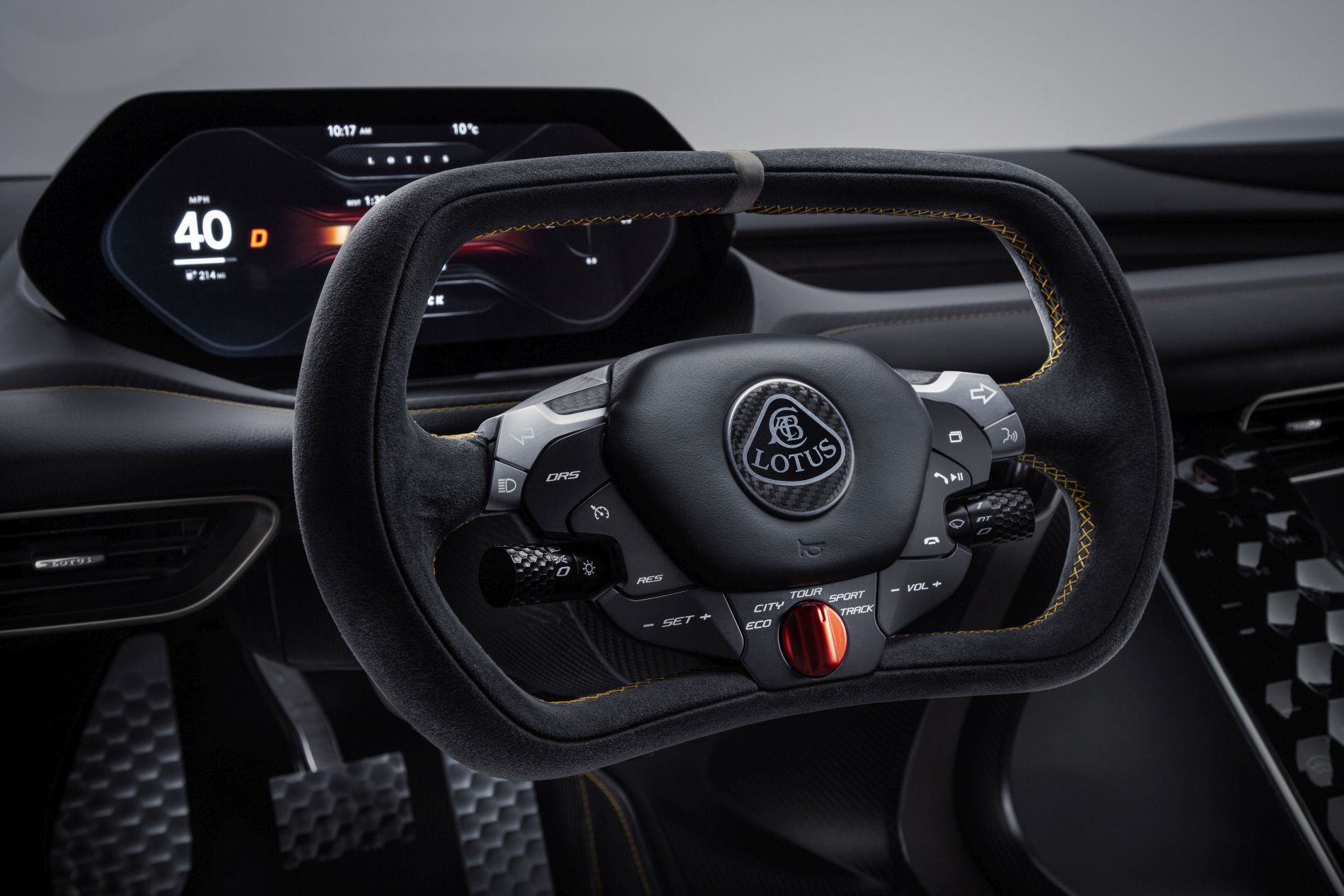 Lotus Evija Steering Wheel