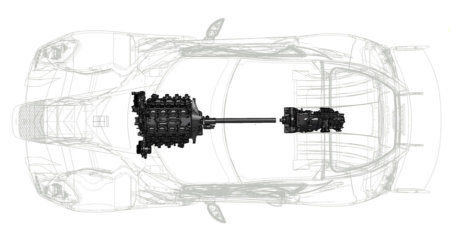 New-Ginetta-supercar-graphic-showing-mid-mid-engine-layout