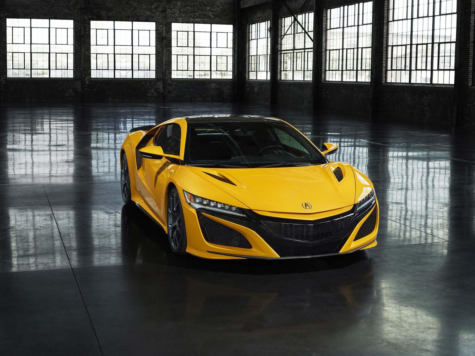 2020 NSX featuring Indy Yellow Pearl