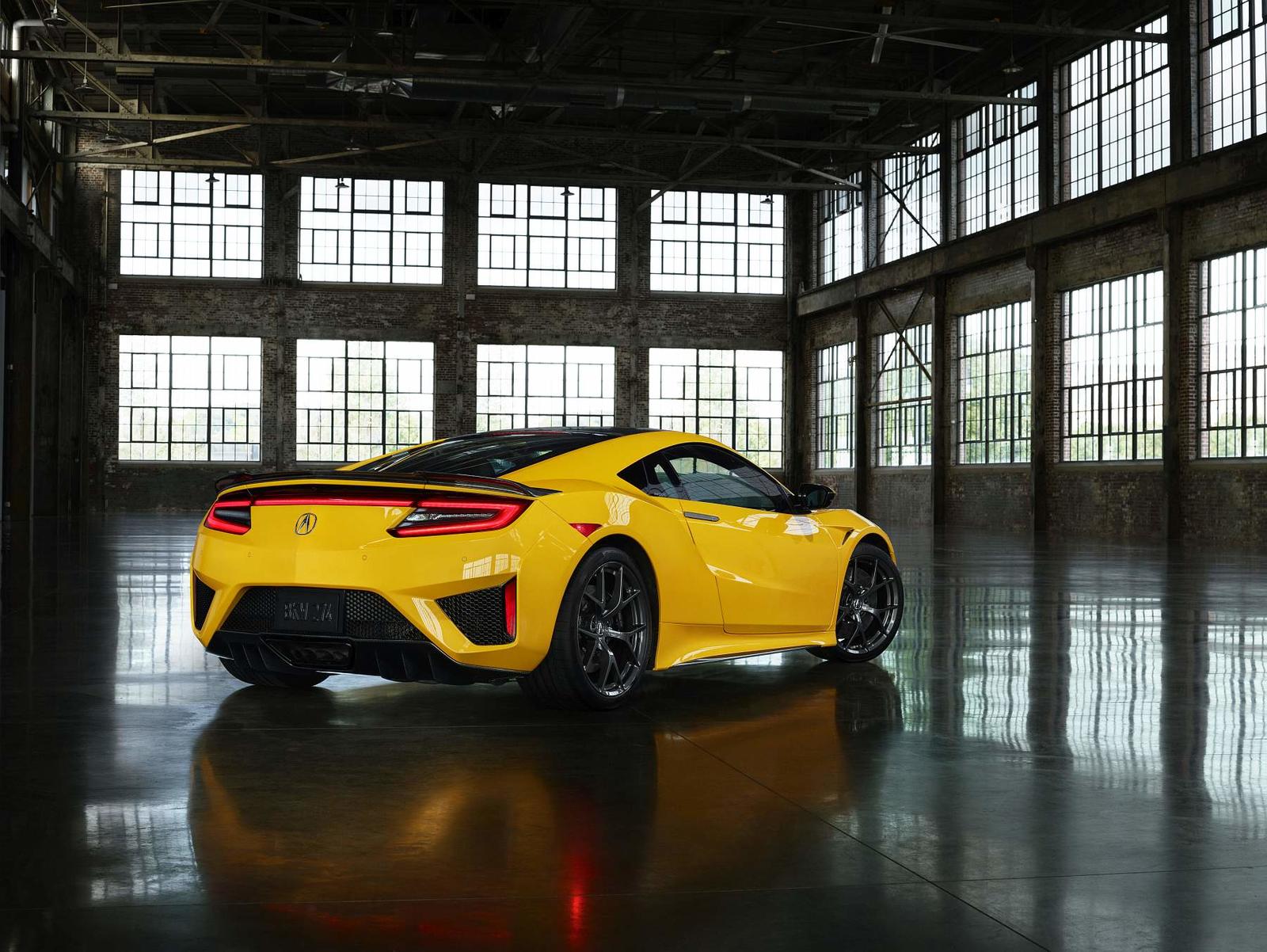 2020 NSX featuring Indy Yellow Pearl