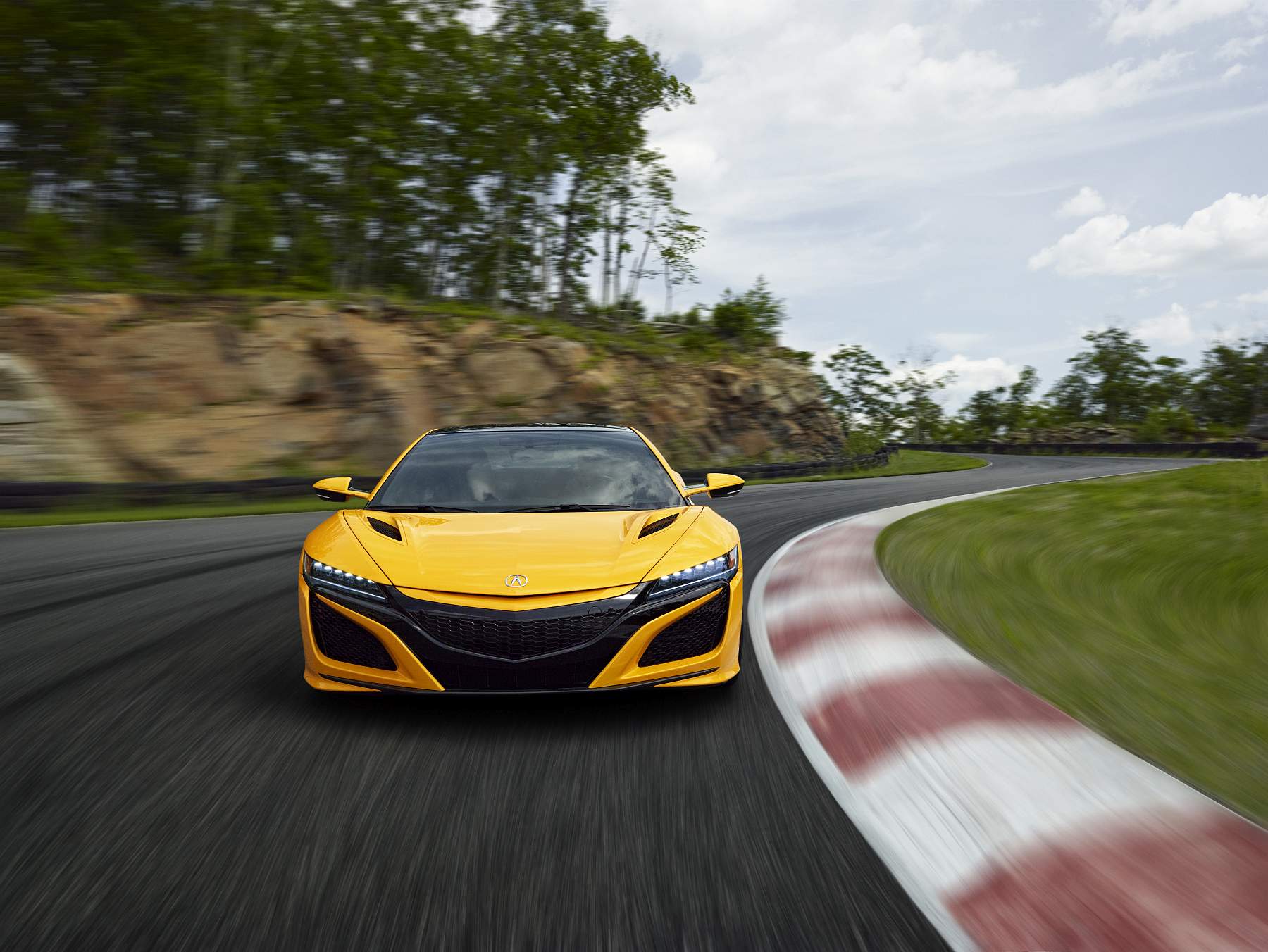 2020 NSX featuring Indy Yellow Pearl