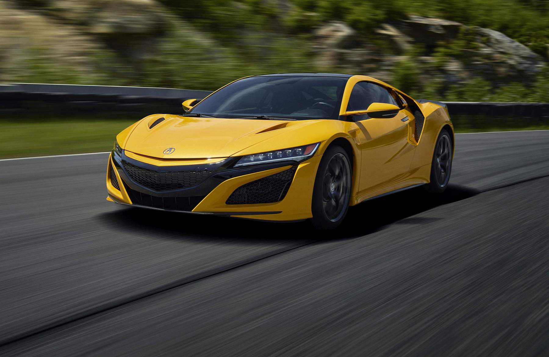 2020 NSX featuring Indy Yellow Pearl