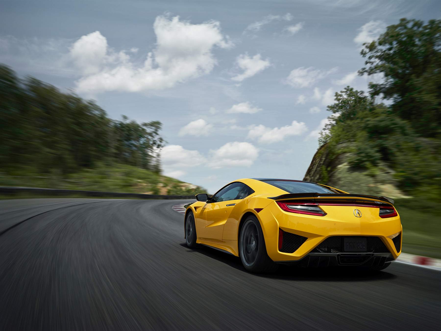 2020 NSX featuring Indy Yellow Pearl
