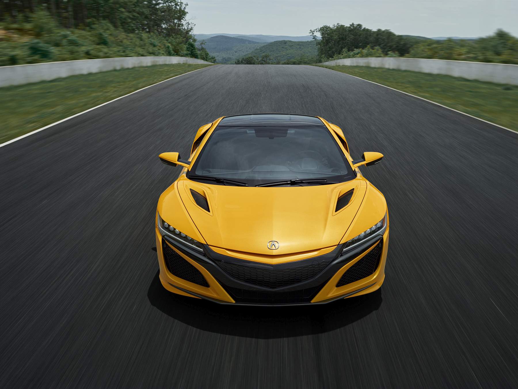 2020 NSX featuring Indy Yellow Pearl