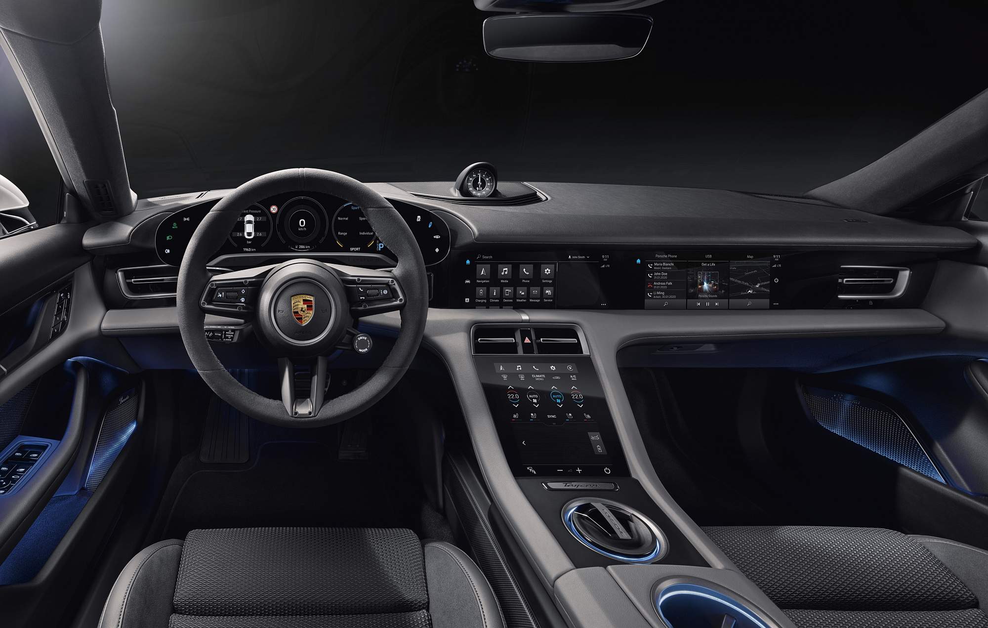 Porsche Taycan_interior (1)