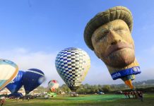 O maior balão de ar quente do mundo já está em Coruche