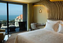 O palacete da Foz onde se acorda junto ao mar