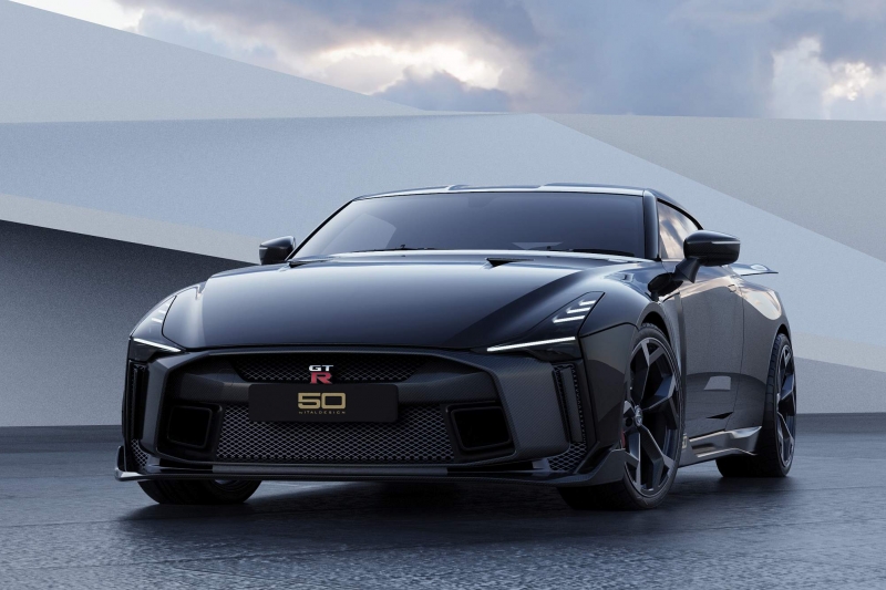 Nissan GT-R50 by Italdesign production rendering Black FR