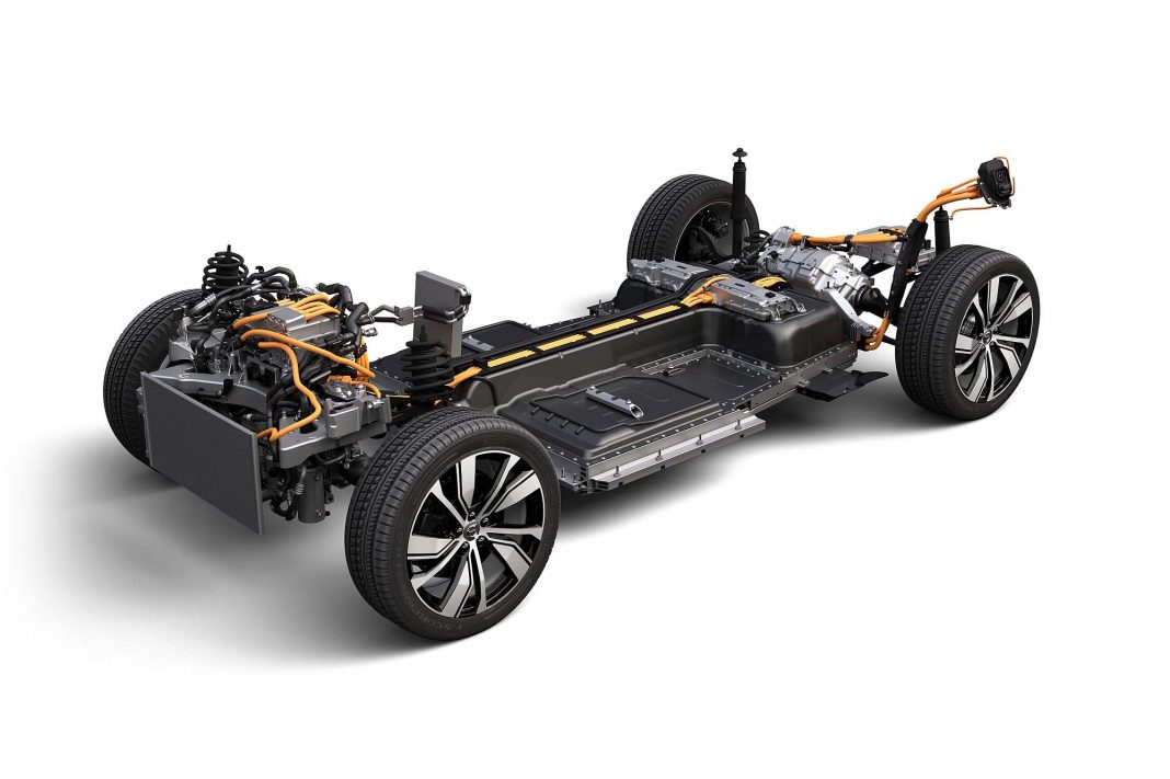 Volvo XC40 Recharge powertrain