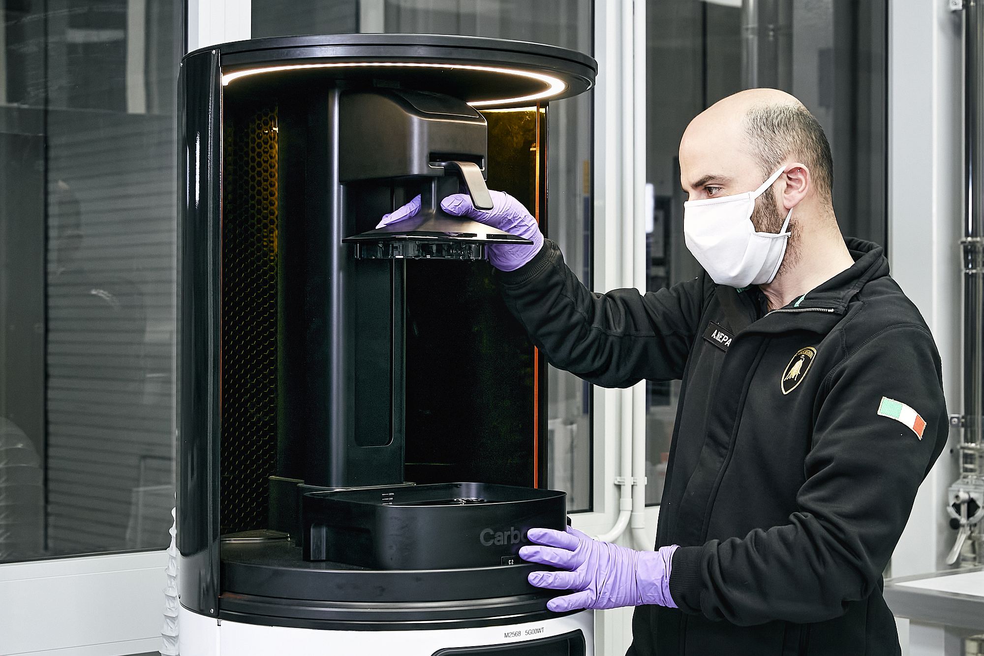 Lamborghini mascaras covid 2020 (7)