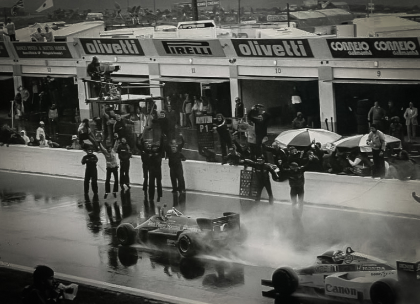 Ayrton Senna winning the Estoril GP 1985 Credit_Classic Team Lotus