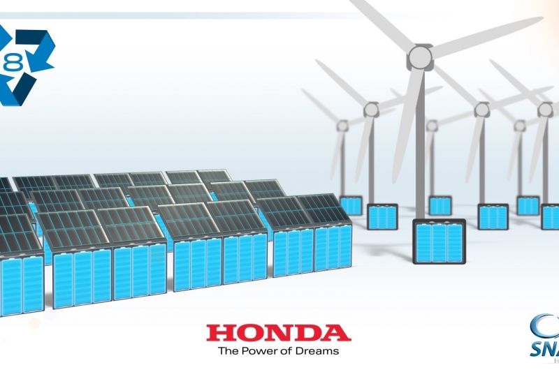 Honda Hybrid & EV Batteries recycling