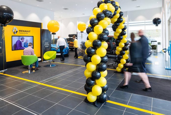 Motorvogue Renault, stand